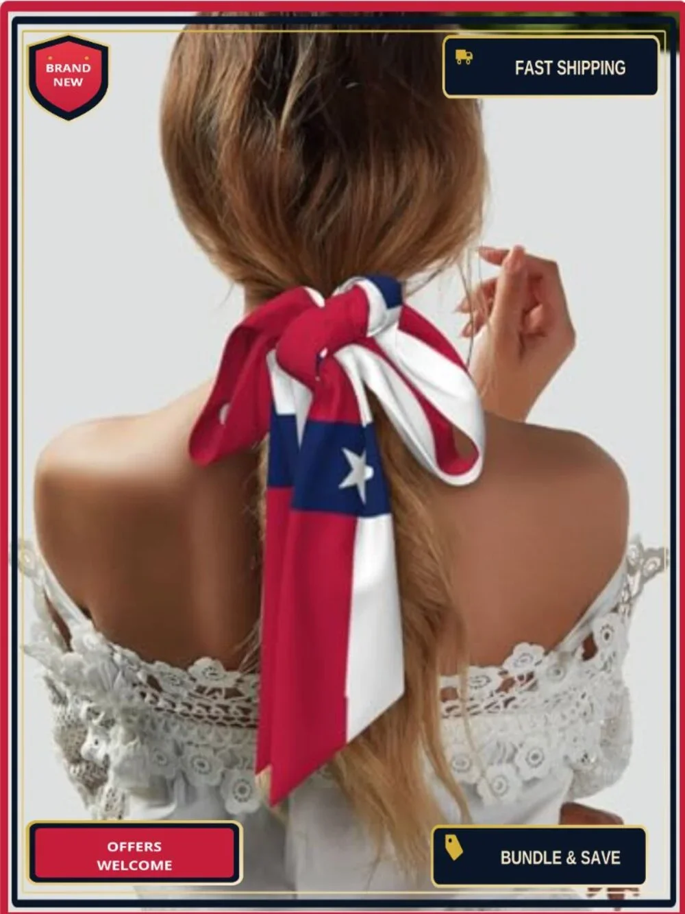 Polyester Fashion Scarf Wrap Shawl for Women Men Hair Neck Headscarf Handbag